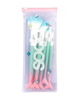 Soda Makeup Brush Set - 5 Piece Mermaid Tail Design for Travel & Daily Use Soda 5-Piece Makeup Brush Set - Mermaid Tail Design makeup brush set, travel makeup brushes, synthetic bristle brushes, themed makeup accessories, mermaid tail design, cosmetic brushes, makeup essentials, beauty tools, travel beauty products