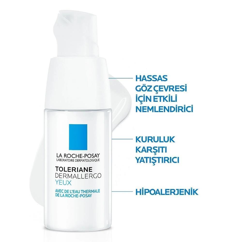 La Roche Posay Toleriane Ultra Eye Cream - Hypoallergenic Niacinamide Eye Care for Sensitive Skin, 0.68 fl oz La Roche Posay Toleriane Ultra Eye Cream - Sensitive Skin Care Eye Cream, Sensitive Skin, La Roche Posay Toleriane Ultra, Hypoallergenic Eye Cream, Niacinamide Eye Cream, Under Eye Cream, Dark Circle Treatment, Puffy Eyes Solution, Dry Skin Relief, Skin Care, Cosmetics, Dermatologically Tested, Fragrance Free, Non-Comedogenic