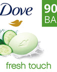 Dove Beauty Cream Bar Go Fresh Fresh Touch Nemlendirici Krem Sabun - Moisturizing Soap Bar for Soft, Smooth Skin - view 2