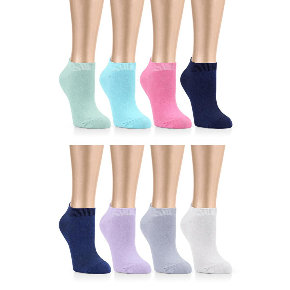 Ozzy Socks Women's 12-Pack Soft Cotton Socks - Comfortable Footwear for Women, Sizes 36/40
