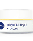 Nivea Anti-Wrinkle Face Cream for Mature Skin 55+ - Deep Moisturization & UV Protection Nivea 55+ Anti-Wrinkle Face Cream - Deep Moisturization & UV Protection Anti-Wrinkle Face Cream, Nivea 55+ Face Cream, Anti-Aging Skincare, Mature Skin Care, Argan Oil Face Cream, UV Protection Skincare, Skincare for Women, Skincare for Men, Gift for Her, Gift for Him, Anti-Aging Gifts, Mature Skin Skincare, Dermatologically Tested, Deep Moisturization, Wrinkle Reduction, Face Moisturizer