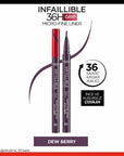 Loreal Paris Infaillible 36H Grip Micro Fine Eyeliner - 04 Dew Berry, Long Lasting & Waterproof Eyeliner with 0.1 mm Fine Tip Loreal Paris 36H Eyeliner - Long Lasting & Waterproof Loreal Paris Eyeliner, Waterproof Eyeliner, Long Lasting Eyeliner, Fine Tip Eyeliner, 36H Eyeliner, Infaillible 36H Grip Micro Fine Eyeliner, Cosmetics, Makeup, Eye Makeup, Durable Makeup, Precise Eyeliner, Water-Resistant Cosmetics, Beauty Products, Eye Liner, Liquid Eyeliner, High Precision Eyeliner