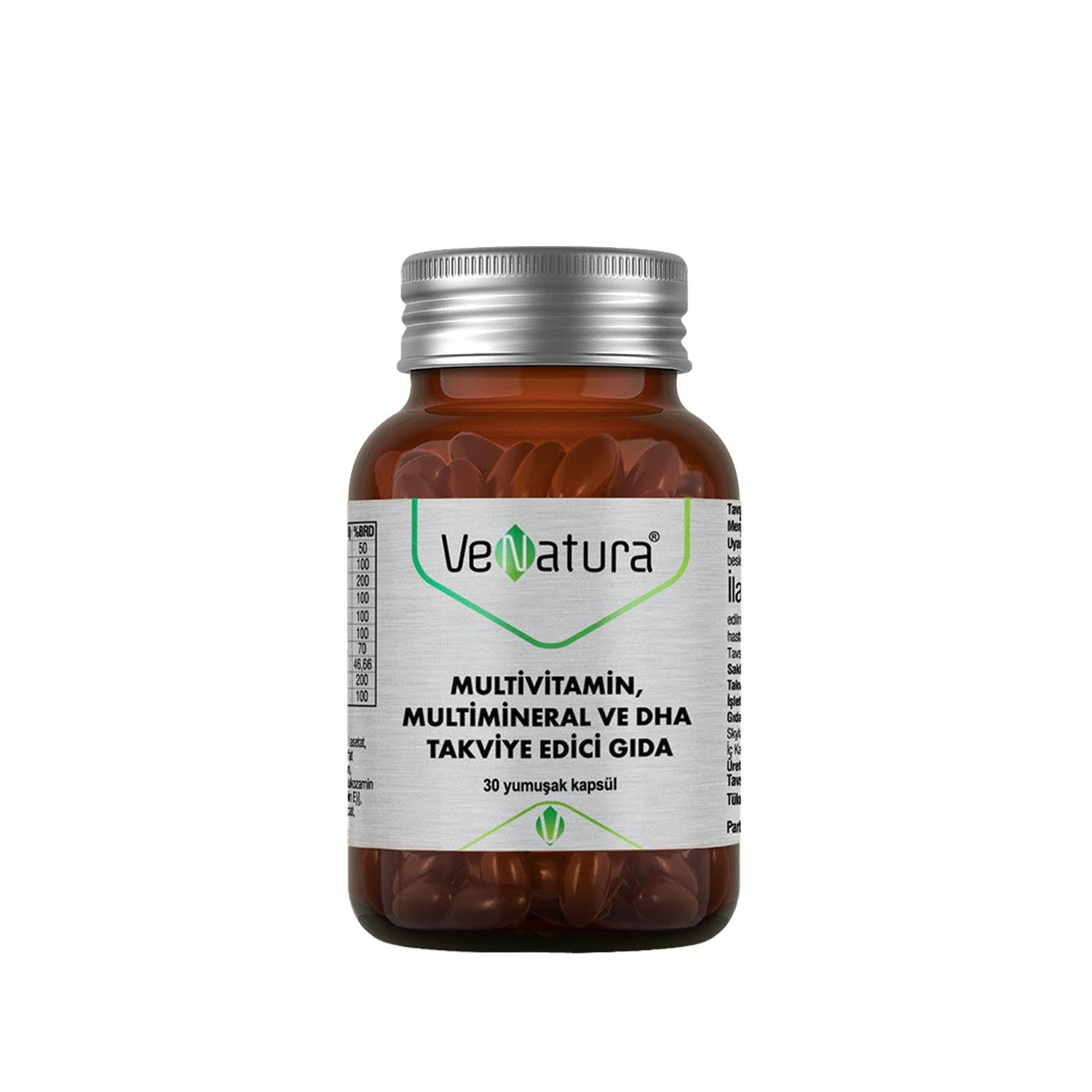 VeNatura Dietary Supplement Multivitamin & Multimineral with DHA - 30 Soft Capsules VeNatura Multivitamin & Multimineral with DHA Supplement multivitamin, multimineral supplement, DHA supplement, dietary supplement, health and wellness products, nutritional support, heart health, brain function, overall well-being, health-conscious individuals, dietary gaps, nutritional supplementation