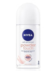 Nivea Women's Roll-on Deodorant Powder Touch - 48-Hour Protection, Sensitive Skin Friendly Nivea Women's Roll-on Deodorant - 48 Hour Protection Nivea Women's Deodorant, Roll-on Deodorant, Powder Touch Deodorant, 48-hour sweat protection, Sensitive skin deodorant, Dermatologically tested deodorant, Alcohol-free deodorant, Fragranced deodorant for women, Women's personal care, Long-lasting freshness, Gentle deodorant, Quick-drying deodorant, Soft underarm feel, Confidence in personal care