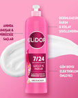 Elidor 7/24 Hair Care Cream - Nourishing, Anti-Frizz, Long-Lasting Shine for Dry & Dull Hair Elidor 7/24 Hair Care Cream - Nourish & Shine Hair care cream, Nourishing hair product, Anti-frizz hair cream, Dry hair treatment, Shiny hair product, Hair nourishment, Frizz control, Long-lasting hair shine, Easy hair styling, Hair health improvement, Elidor, Hair care, Dry hair, Dull hair, Hair strengthening, Hair softening
