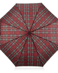 Eklips Burgundy Plaid Automatic Umbrella
