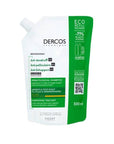Vichy Dercos Anti-Dandruff Shampoo for Dry Hair - 500ml Refill, Dermatologically Tested, Paraben-Free - Shampoo