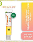 Garnier Vitamin C Brightening Daily Sunscreen SPF50+ - Radiant & Protected Skin, Dark Spot Reduction, Vegan & Sensitive Skin Friendly, 1.35 fl oz Garnier Vitamin C SPF50+ Sunscreen: Brighten & Protect! Vitamin C sunscreen, SPF50+ facial cream, Brightening sunscreen, Sunscreen for sensitive skin, Vegan sunscreen, Daily sun protection, Dark spot reduction sunscreen, Garnier sunscreen, Luminous sunscreen, Radiant skin sunscreen, Facial Sunscreen, Sun Protection, Skincare, Beauty, Vegan, Sensitive Skin, UVA Pro
