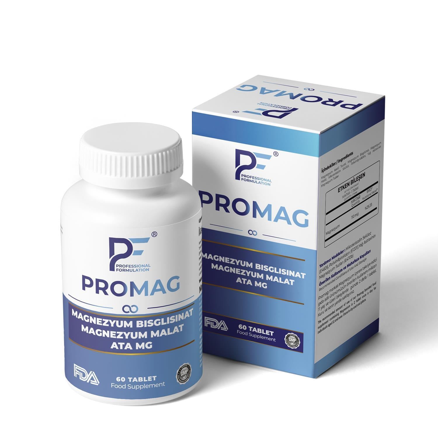 PF Promag Magnesium Supplement 60 Tablets for Adults - Magnesium Deficiency Support PF Promag Magnesium Supplement 60 Tablets Magnesium Supplement, PF Promag Magnezyum 60 Tablet, Dietary Supplement, Magnesium Deficiency, Adult Health Supplements, Health and Wellness, Magnesium Supplements, Family Health, Nutritional Support, Health Supplements