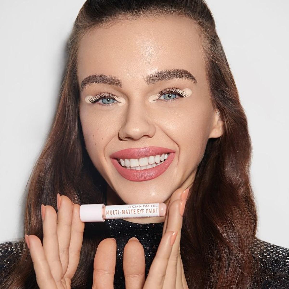 Show by Pastel Waterproof Eyeshadow & Eyeliner - Long-Lasting Matte Finish Eye Paint with Acmella Flower Waterproof Eyeshadow & Eyeliner - Show by Pastel Waterproof Eyeshadow, Eyeliner, Long-lasting Makeup, Matte Finish Eye Paint, Cosmetic with Acmella Flower, Smudge-Proof Makeup, Durable Eye Makeup, Easy-to-Apply Eye Shadow and Liner, Waterproof Cosmetics, Makeup for Busy Lifestyles, Special Occasion Makeup