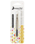 Nascita Slanted Tweezers Gold - Precision Eyebrow & Mustache Grooming Tool for Personal Care Nascita Gold Slanted Tweezers for Eyebrow Grooming tweezers, eyebrow grooming, mustache grooming, stainless steel tweezers, slanted tweezers, precision hair removal, personal care, grooming tools, beauty essentials, facial hair removal, luxury grooming