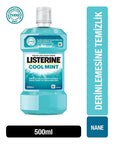 Listerine Cool Mint Antiseptic Mouthwash - Reduces Plaque, Freshens Breath - 16.9 fl oz Listerine Cool Mint Mouthwash - Reduce Plaque & Freshen Breath Listerine mouthwash, cool mint mouthwash, antiseptic mouthwash, oral hygiene products, plaque reduction, gingivitis prevention, fresh breath, oral care, mouthwash, Listerine Cool Mint, 16.9 fl oz, ethanol mouthwash, daily oral care