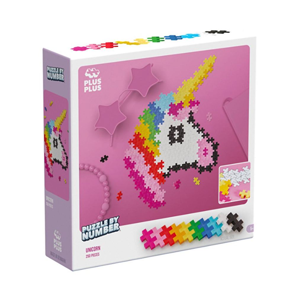 Plus Plus Unicorn Puzzle - 250 Piece Educational Toy for Kids - Creative Play, Develops Fine Motor Skills & - Toy