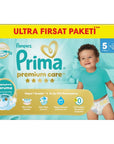 Pampers Premium Care Size 5 Diapers for Soft Protection 74 Count