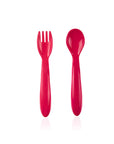 Babyjem Baby Utensil Set - Soft Baby Fork and Spoon for Self-Feeding, Dishwasher Safe - view 5