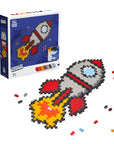 Plus Plus - 500 Piece Rocket Puzzle Toy for Kids - Educational Puzzle Game Enhancing Creativity and Problem-Solving - Toy