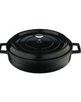 Lava Cast Iron Dutch Oven - 28cm Enameled Casserole Dish, Large Cooking Pot for Even Heat, Durable & Oven Safe Lava Cast Iron Dutch Oven - Even Heating, Durable Cookware cast iron dutch oven, enameled cast iron pot, round casserole dish, large cooking pot, durable cookware, oven safe pot, stovetop pot, even heat distribution cookware, Lava cast iron, 28 cm cast iron pot, cast iron pot, enameled pot, casserole dish, dutch oven, Lava, cookware, kitchenware, cooking, baking, simmering, roasting, stewing, famil