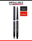 Loreal Paris Infaillible: Automatic Gel Matte Black Eyeliner - Waterproof, Smudge-Proof, & Long-Lasting 36H Definition Loreal Paris Eyeliner - Matte Black, Waterproof & Long-Lasting Loreal eyeliner, automatic gel eyeliner, matte black eyeliner, waterproof eyeliner, long lasting eyeliner, smudge proof eyeliner, retractable eyeliner, black gel eye pencil, 36 hour eyeliner, smoky eye makeup, eyeliner, gel eyeliner, black eyeliner, waterproof eye makeup, smudge proof eye makeup, long lasting eye makeup, retract