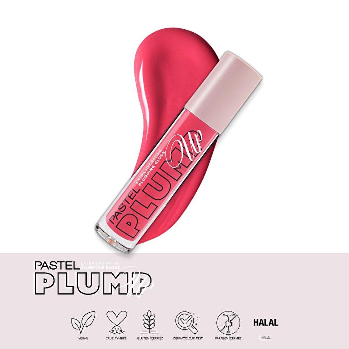 Pastel Profashion Plump Up Extra Hydrating Plumping Gloss 204 - Vegan Hydrating Lip Gloss for Dry Lips Pastel Hydrating Lip Gloss - Vegan & Cruelty-Free hydrating lip gloss, plumping lip gloss, vegan lip care, cruelty-free cosmetics, dermatologically tested lip gloss, lip moisturizer, vegan cosmetics, paraben-free, gluten-free, lip care, beauty products, skincare, cosmetic products