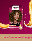 Palette Deluxe Hair Dye - Long-Lasting Coffee Brown Color with Nourishing Formula Palette Deluxe Hair Dye - Long-Lasting Coffee Brown hair dye, long-lasting hair color, nourishing hair dye, coffee brown hair color, Palette Deluxe hair dye, hair care, cosmetic, beauty product, hair coloring, at-home hair dye
