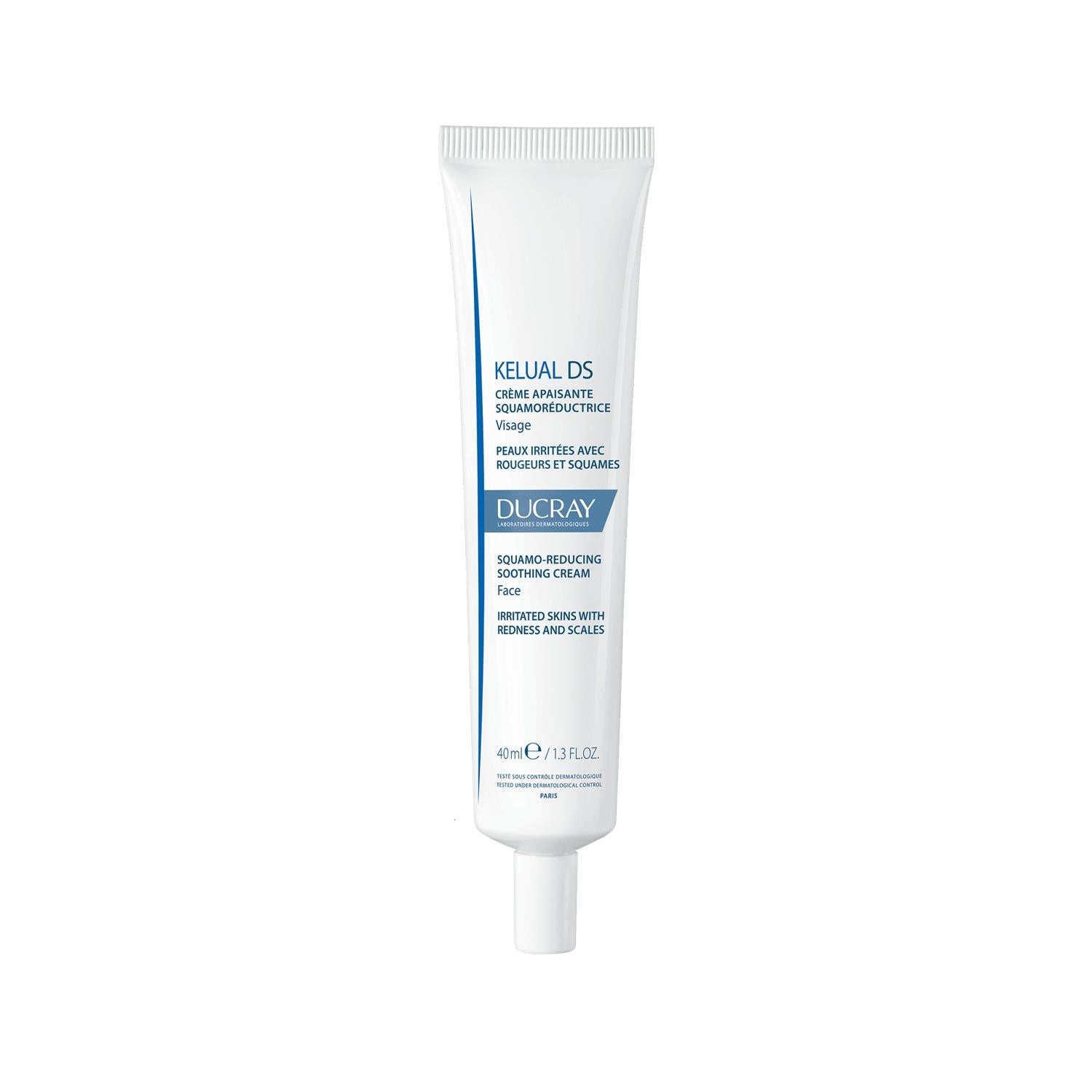 Ducray Kelual DS Soothing Cream for Sensitive Skin - 40ml, Calms Irritation & Peeling, Gentle Skincare Ducray Kelual DS Soothing Cream for Sensitive Skin soothing cream, skin irritations, peeling skin relief, Ducray Kelual DS, sensitive skin care, gentle skincare, skin calming, irritation relief, Ducray, skincare cream