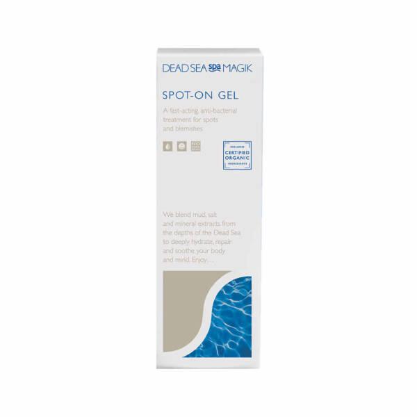 Dead Sea Spa Magik Spot-On Gel for Acne & Skin Issues - Natural Skin Care with Dead Sea Minerals Dead Sea Spa Magik Spot-On Gel for Acne & Skin Care Dead Sea Spa Magik Spot-On Gel, Natural skin care, Dead Sea minerals skin care, Spot treatment for acne, Herbal extracts skin care, Acne treatment, Skin care gel, Natural ingredients, Anti-inflammatory skin care, Skin rejuvenation, Skin soothing, Glycerin, Allantoin, Retinyl palmitate, Vitamin A skin care, Chamomile skin care, Linden blossom extract, Rooibos ex