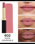 Loreal Paris Color Riche Intense Volume Matte Lipstick - 602 Nude Admirable - Hyaluronic Acid for Fuller, Hydrated Lips - Long Lasting Loreal Paris Matte Lipstick - Hyaluronic Acid for Fuller Hydrated Lips matte lipstick, volume lipstick, hyaluronic acid lipstick, Loreal lipstick, nude matte lipstick, fuller lips lipstick, Color Riche lipstick, long lasting lipstick, hydrating matte lipstick, lipstick, matte finish, hyaluronic acid, nude lipstick, lip color, makeup, beauty, cosmetic, plumping lipstick, mois