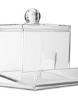 Eklips Cotton Swab Organizer Clear Acrylic Case