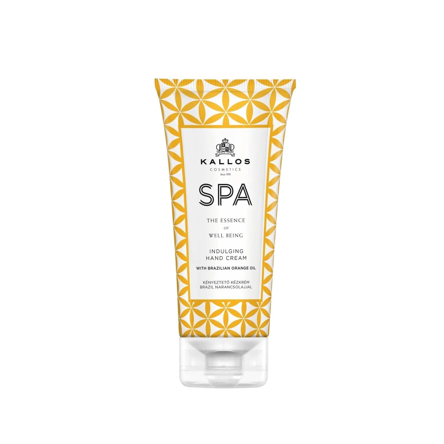Kallos Cosmetics Hand Cream with Brazilian Orange Oil - 50ml Moisturizing & Soothing Dry Hands Kallos Cosmetics Hand Cream with Brazilian Orange Oil hand cream, moisturizing hand cream, Brazilian orange oil hand cream, Kallos Cosmetics hand cream, spa hand cream, dry hand care, nourishing hand cream, luxurious hand care, travel size hand cream, cosmetic hand cream