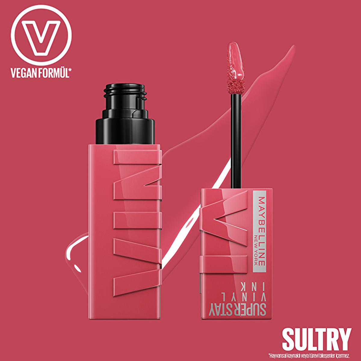 Maybelline New York Super Stay Vinyl Ink Liquid Lipstick - Long Lasting, High Shine, Smudge Resistant - 160 Sultry Maybelline Super Stay Vinyl Ink Lipstick - Long Lasting & High Shine long-lasting liquid lipstick, high shine lipstick, smudge-resistant lip color, easy apply lipstick, non-sticky lip gloss, Maybelline New York, Super Stay Vinyl Ink, Liquid Lipstick, 160 Sultry, cosmetics, makeup, lip care, durable lip color, vibrant lip finish