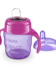 Philips Avent Sippy Cup for Baby Girls 6+ Months - Leak Proof Training Cup, 7 oz - Easy Grip, BPA Free Philips Avent Sippy Cup for Girls 6+ Months - Training Cup sippy cup, baby sippy cup, training cup, Philips Avent sippy cup, sippy cup for 6 month old, baby cup for girls, leak proof sippy cup, baby feeding cup, sippy cup, baby cup, training cup, Philips Avent, avent cup, 6 month old, cup for girls, leak proof, baby feeding, baby, infant, toddler, feeding supplies, baby essentials, spill proof cup, easy gr