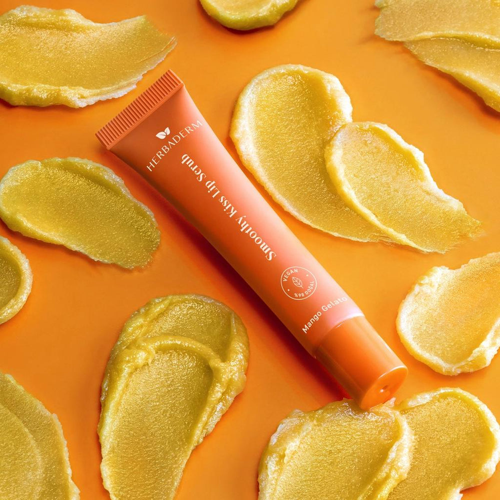 Herbaderm Mango Lip Scrub Exfoliating Balm 15 ml