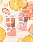 rom&nd Bare Layer Palette 01 Apricot Mood: Korean Eye & Cheek Palette for Matte & Shimmer Looks - Highly Pigmented, Multi-Use Makeup rom&nd Apricot Eyeshadow Palette - Blush & Eye Makeup Korean eyeshadow palette, blush palette, multi-use makeup palette, matte shimmer eyeshadow, highly pigmented eyeshadow, korean makeup palette, rom&nd eyeshadow, apricot eyeshadow palette, eye and cheek palette, korean makeup, k-beauty, multi-use palette, matte eyeshadow, shimmer eyeshadow, eye makeup, cheek makeup, blush, r