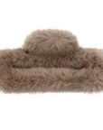 Eklips Rectangular Claw Clip in Mink for Secure Hold
