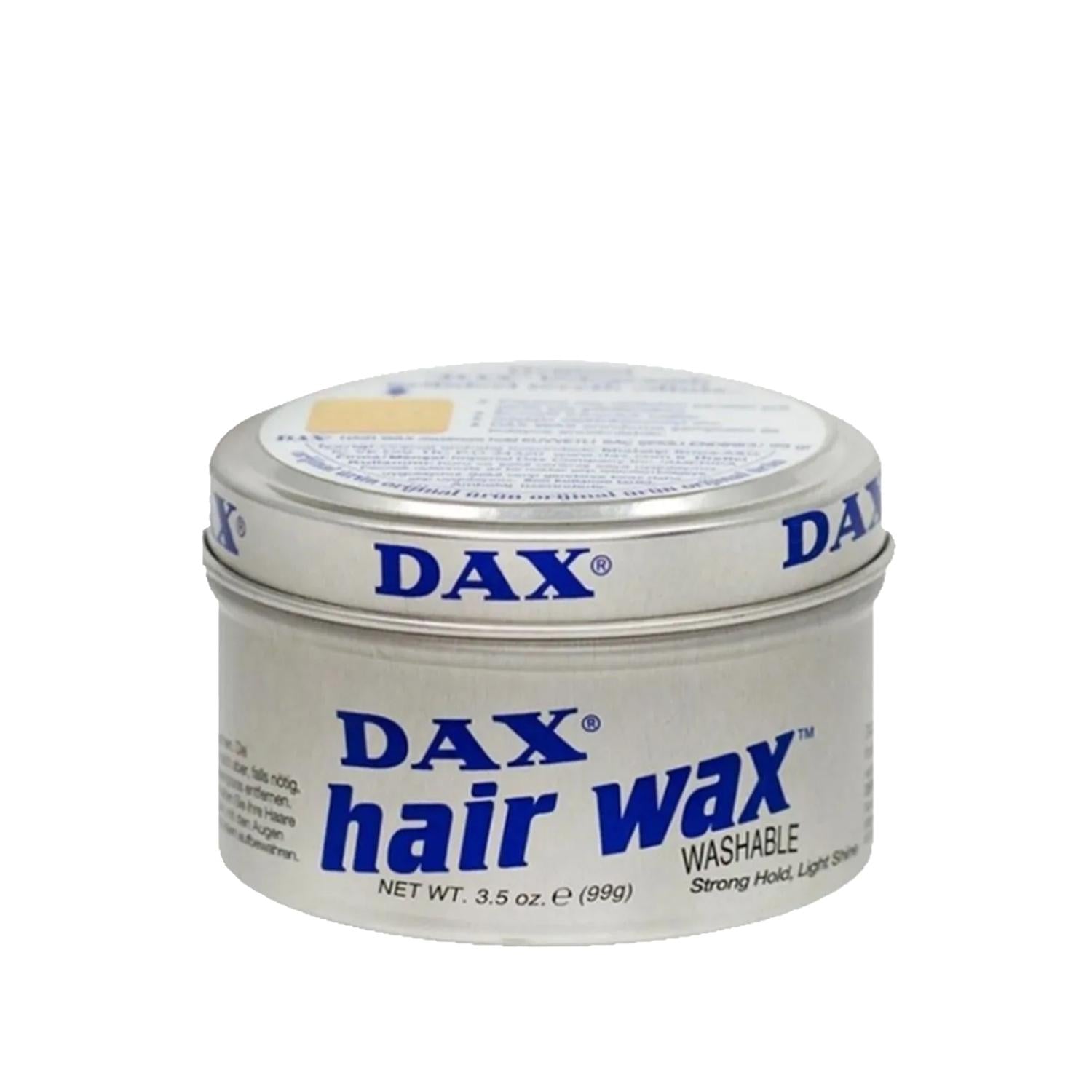 Dax Strong Hold Hair Wax - Easy Clean Styling for Men, 99g Dax Strong Hold Hair Wax - Easy Clean Styling Hair Wax, Strong Hold Hair Product, Easy Clean Hair Styling, Dax Hair Wax, Men's Hair Styling Products, Hair Styling, Men's Grooming, Easy Clean Hair Products, Styling Wax, Hair Care, Grooming Essentials