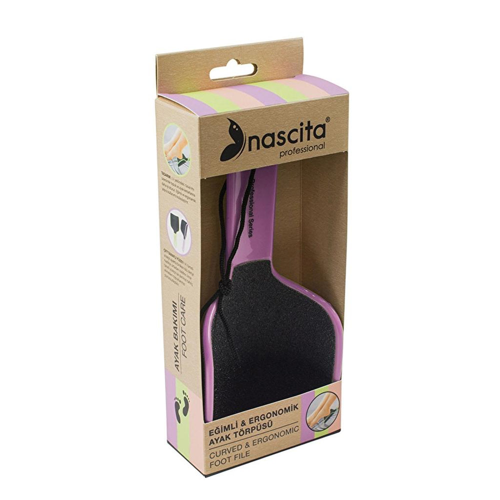 Nascita Professional Curved Foot File in Light Purple