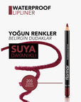 Flormar Waterproof Matte Lip Liner - Long Lasting, High Pigment Density Flormar Waterproof Matte Lip Liner - Long Lasting & High Pigment Mat Dudak Kalemi, Waterproof Lip Liner, Flormar Lip Liner, Long Lasting Lip Makeup, Matte Finish Lip Color, Cosmetic, Makeup, Lip Care, Beauty Products, Waterproof Makeup, Vitamin Enriched, Precision Lip Liner