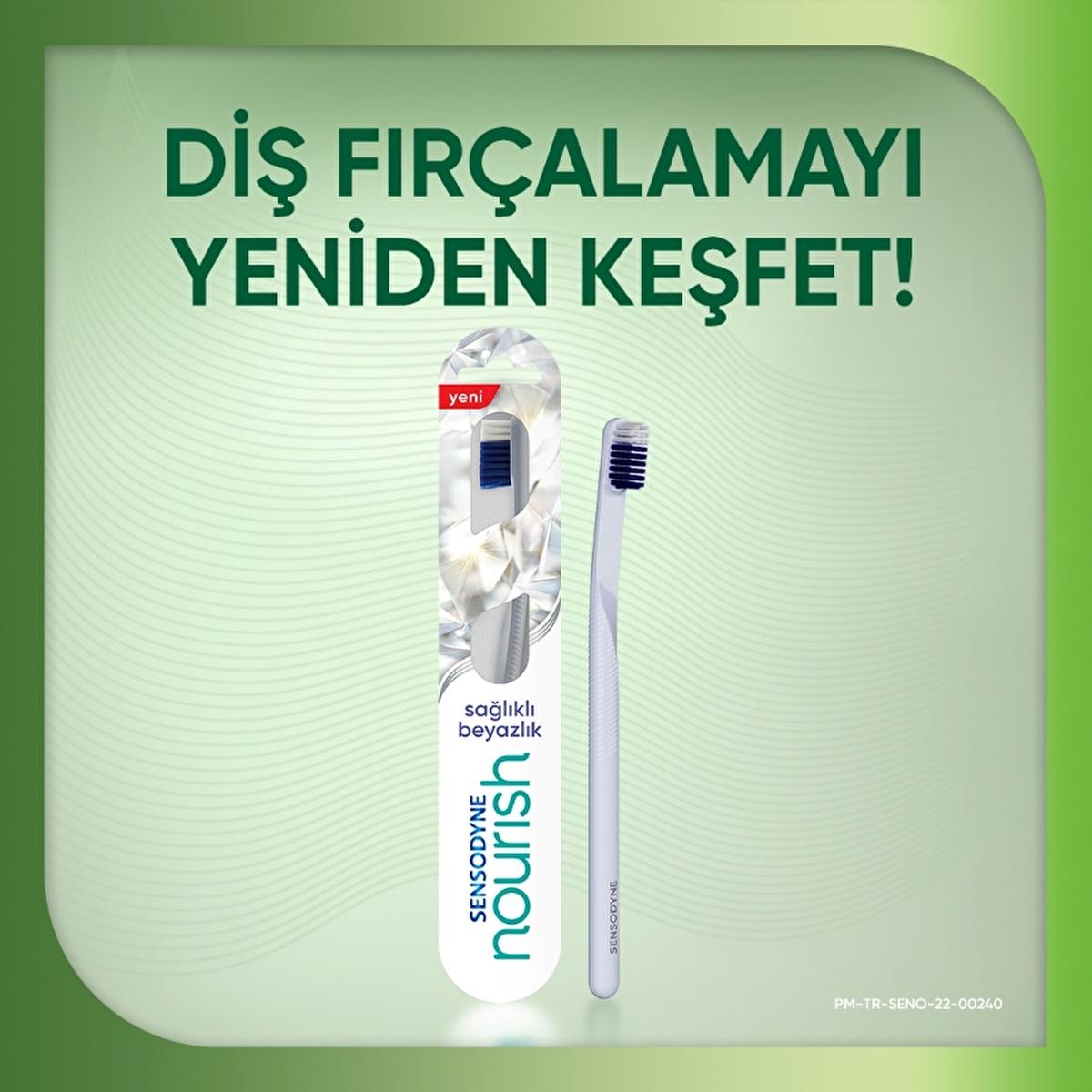 Sensodyne Nourish Soft Bristle Manual Toothbrush for Sensitive Teeth - Eco-Friendly Packaging Sensodyne Nourish Soft Bristle Toothbrush for Sensitive Teeth Sensitive teeth toothbrush, Soft bristle toothbrush, Eco-friendly toothbrush, Gentle oral care, Manual toothbrush for sensitive gums, Oral hygiene, Eco-friendly packaging, Sustainable oral care, Sensitive gums, Dental care