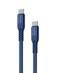 Nautica C400 Type-C Charging Cable in Navy Blue
