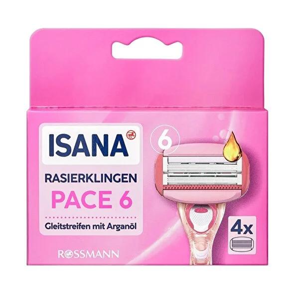 Isana 6 Blade Refill Razor Blades for Women - Smooth Shave, Sensitive Skin, Close & Comfortable Hair Removal - 4 Cartridges Isana Women's Razor Refills: Smooth Shave, Sensitive Skin refill razor blades women, womens replacement razor cartridges, 6 blade razor refills, sensitive skin razor women, smooth shave razor blades, Isana razor blades, razor blades, razor cartridges, womens razors, hair removal, shaving, personal care, beauty, grooming, smooth shave, close shave, sensitive skin, irritation-free, non-s