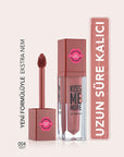Flormar Kiss Me More: Long Lasting Liquid Matte Lipstick - Peach 004 | Transfer-Proof, Moisturizing, Highly Pigmented Lip Color Flormar Kiss Me More Lipstick - Long Lasting Matte Lip Color liquid matte lipstick, long lasting lipstick, transfer proof lipstick, moisturizing lipstick, highly pigmented lipstick, Flormar lipstick, matte lip color, peach lipstick, nude lipstick, lipstick, matte lipstick, lip color, long-lasting, transfer-proof, moisturizing, highly pigmented, Flormar, peach, nude, beauty, cosmeti