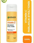 Garnier Vitamin C Brightening Toner - Achieve Glowing, Even Skin Tone - Refreshing Facial Treatment, All Skin Types - 120ml Garnier Vitamin C Toner: Brighten & Even Skin Tone Vitamin C toner, Skin brightening toner, Facial toner for glowing skin, Toner for even skin tone, Refreshing facial toner, Garnier Vitamin C toner, Toner for all skin types, Vitamin C skincare, brightening, even skin tone, radiance, lemon extract, purifying, all skin types, skincare, beauty, facial treatment, toner, Ascorbyl Glucoside,