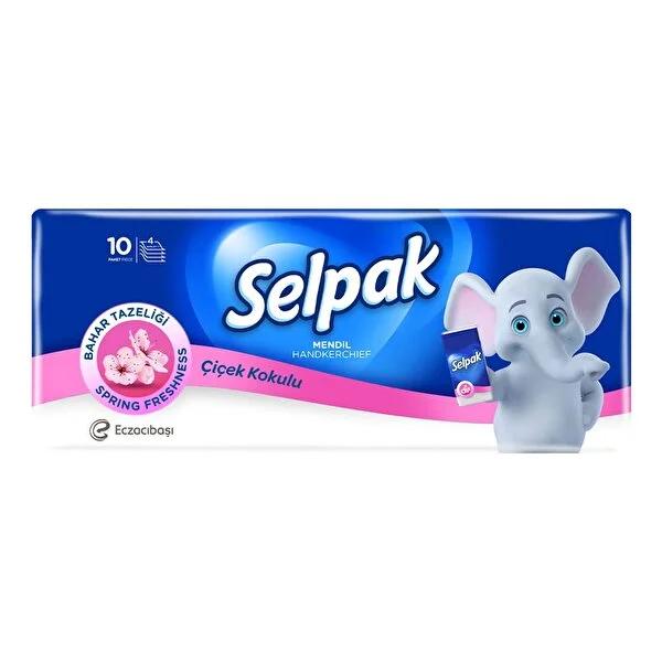 Selpak Spring Flowers Pocket Tissue - Super Absorbent - 10 Packs - image 2
