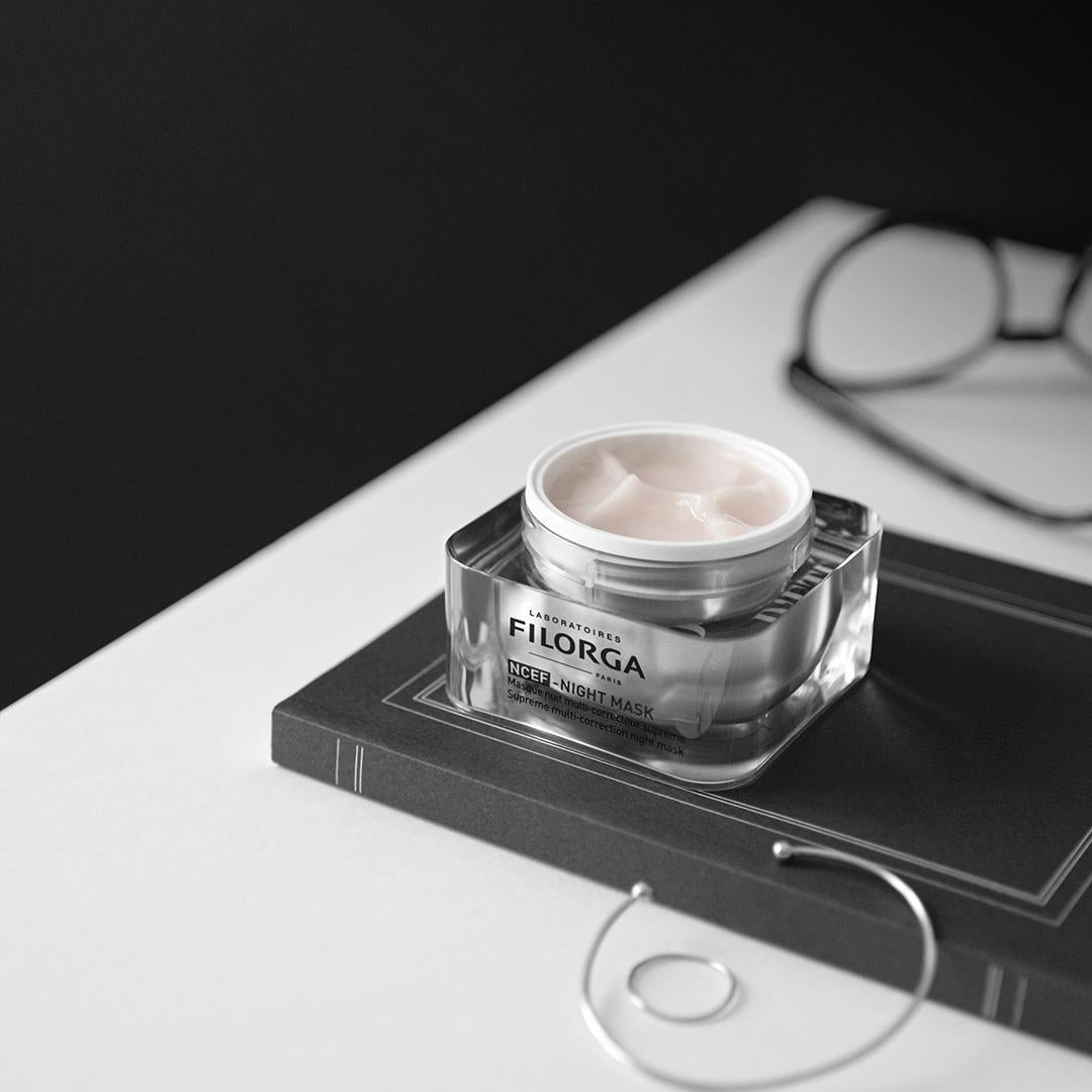 Filorga Supreme Multi Correction Night Mask 50ml - Anti-Aging Skincare for All Skin Types Filorga Night Mask - Anti-Aging Skincare Filorga Supreme Multi Correction Night Mask, anti-aging night mask, NCEF complex skincare, skincare for all skin types, rejuvenating night cream, night mask, anti-aging skincare, hyaluronic acid, peptides, skincare routine, protective skincare, cosmetic, beauty product, face mask, nightly skincare