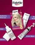 Palette Deluxe Hair Dye - Long-Lasting Nourishing Küllü Açık Sarı Color by Palette Palette Deluxe Hair Dye - Long Lasting & Nourishing hair dye, long-lasting hair color, nourishing hair dye, Palette Deluxe Saç Boyası, Küllü Açık Sarı hair color, hair care, hair coloring, cosmetic, beauty product, Palette hair dye, nourishing hair color, vibrant hair color, healthy hair