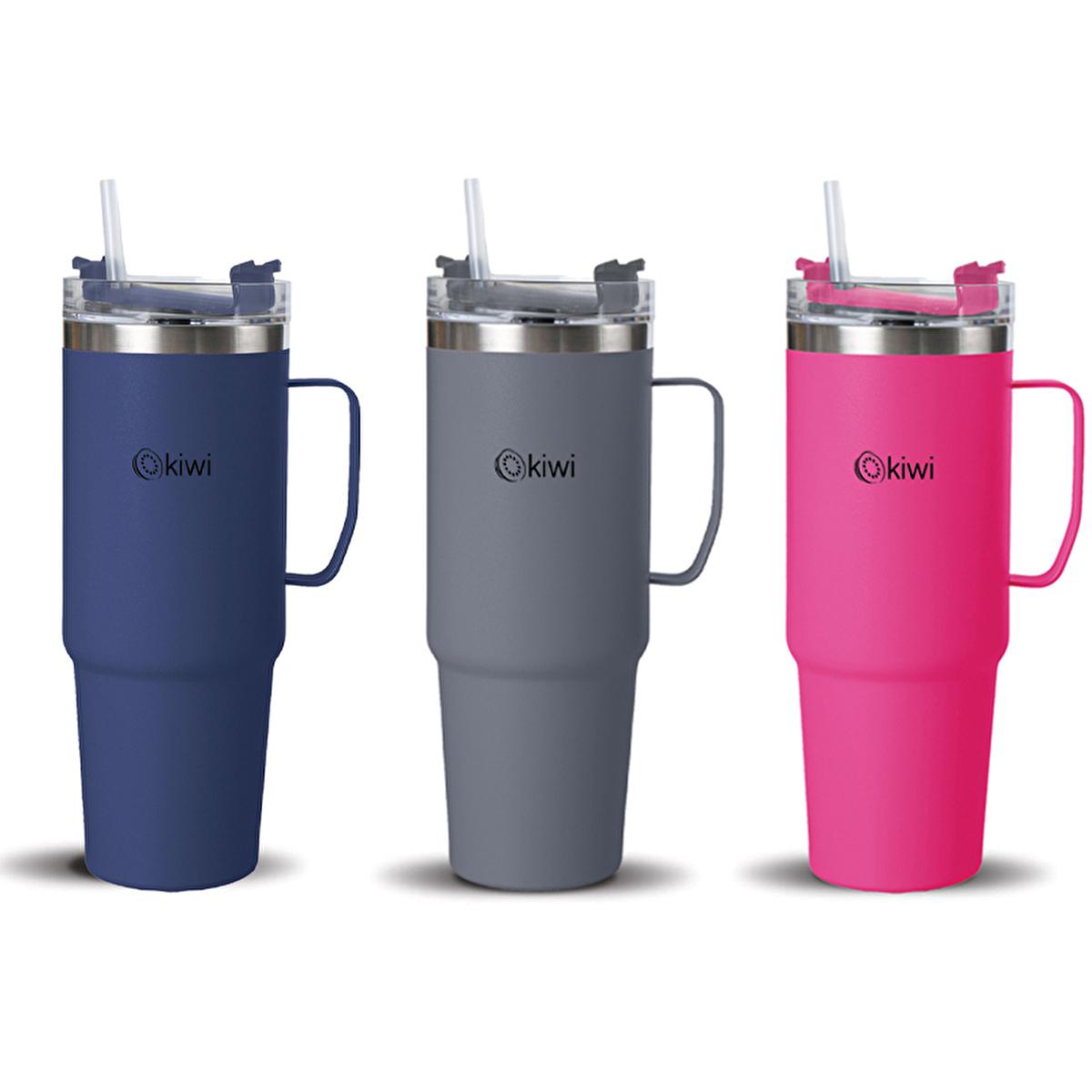 Kiwi 1200ml Insulated Water Bottle & Stainless Steel Thermos: Keep Drinks Hot or Cold On-The-Go! Kiwi 1200ml Insulated Water Bottle - Keep Drinks Hot or Cold! insulated water bottle, stainless steel thermos, 1200ml thermos, hot and cold water bottle, travel thermos, car cup holder thermos, water bottle, thermos, insulated bottle, stainless steel bottle, large capacity thermos, travel mug, hiking, camping, sports, outdoor activities, hydration, cold drinks, hot drinks, durable water bottle, rust-resistant, c