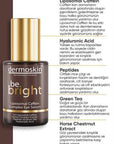 Dermoskin Be Bright Liposomal Caffein Complex Eye Serum - Anti-Aging Eye Care for Dark Circles & Fine Lines Dermoskin Be Bright Eye Serum - Anti-Aging & Dark Circles Eye Serum, Anti-aging eye care, Under-eye dark circles treatment, Liposomal caffeine eye serum, Hyaluronic Acid eye serum, Dark circle reduction, Fine line reduction, Skin hydration, Anti-aging skincare, Eye care for mature skin, Skincare for sensitive eyes, Brightening eye serum, Eye serum for dark circles, Anti-aging eye cream, Eye care routi