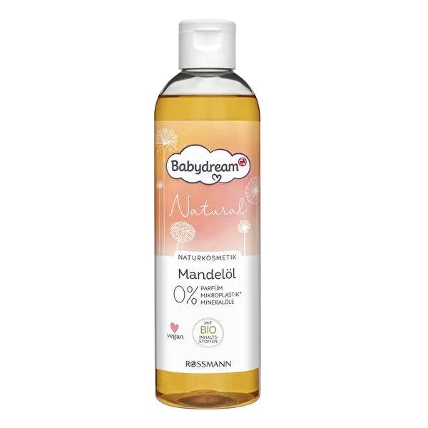 Babydream Natural Baby Care Oil - 8.45 fl oz, Dermatologically Tested, Vegan & Eco-Friendly Babydream Natural Baby Oil - 8.45 fl oz natural baby care oil, almond oil for babies, dermatologically tested baby products, vegan baby care, eco-friendly baby products packaging, baby skincare, gentle baby products, sustainable baby care, cruelty-free baby products