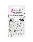 Nascita Cute Panda Nail Art Stickers - 1 Sheet