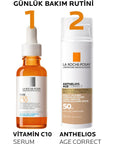 La Roche-Posay Anthelios Age Correct CC Cream SPF 50 Tinted Sunscreen for Sensitive Skin - Anti-aging, Hydrating, - view 4